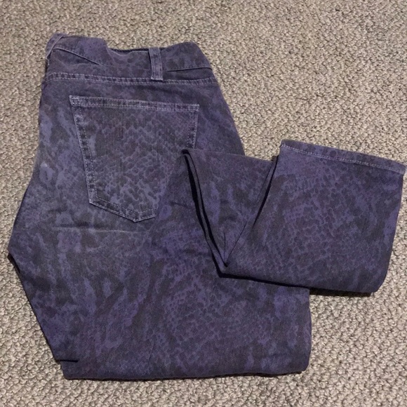 Current Elliot Boa Ankle Skinny Blue Ribbon - Picture 4 of 6